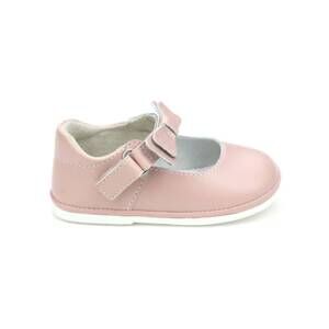 NEW ANGEL BABY girl's ava bow amry jane shoes in dusty pink